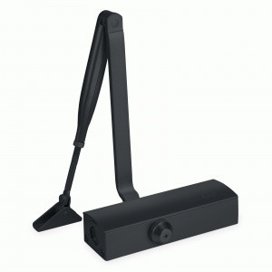 Доводчик дверной NOTEDO DC-075 BLACK до 100 кг (10)