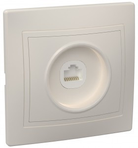 IEK КВАРТА РК10-ККм роз. СУ 1 мест. комп. крем. EKK10-K33-DM