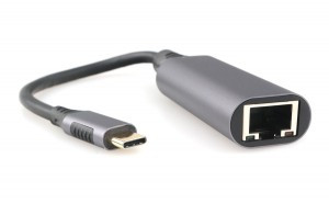 Адаптер интерфейсов Cablexpert A-USB3C-LAN-01, type C шт. в Гигабитную сеть Ethernet (RJ-45),20014