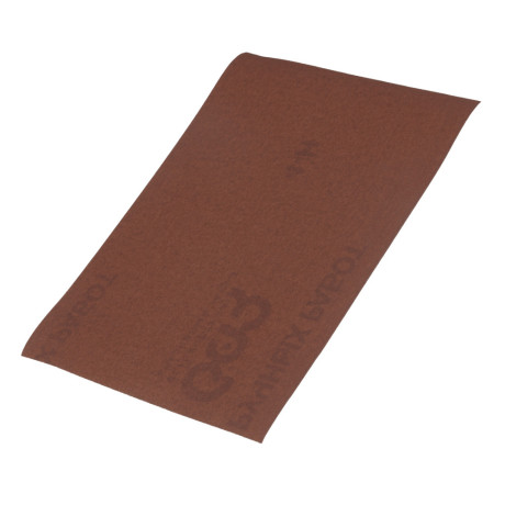 Шлифлист на тканевой основе, зернистость № 4, 240 х 170 мм, 10 шт, водостойкий, "БАЗ"