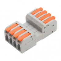 STEKKER клемма СМК проходная с рычагом разъемная LD221-424 4х(0,2-4мм2) 32А (цена за шт) 39875