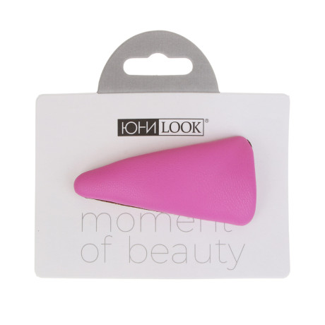 ЮНИLOOK Зажим для волос, 6,8см, сплав, PU, 3 цвета, ACS-19
