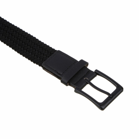 ЮL Ремень мужской, ПУ, металл, полиэстер, 120х3,3см, черный, РМ2023-4