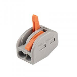 Jazzway клемма СМК 222-412 с рычагом 2х(0,08-2,5(4)мм2) 32А, PTC-2P (BL10шт, цена за шт) 5050709