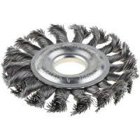 ЗУБР &quot;ПРОФЕССИОНАЛ&quot;. Щетка дисковая для УШМ, плетеные пучки стальной проволоки 0,5мм, 115х22мм