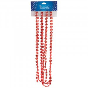 Бусы "Звездочки" цвет красный Волшебная страна 104061