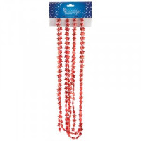 Бусы &quot;Звездочки&quot; цвет красный Волшебная страна 104061