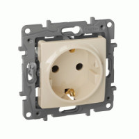 IEK ETIKA мех. роз. СУ 1 мест. сл. кость (земля) 672321