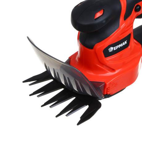 ЕРМАК Ножницы-кусторез садовые на АКБ, 21В, 1,5А Li-ion (1шт), з/у, 2500 резов в мин,(ONE)