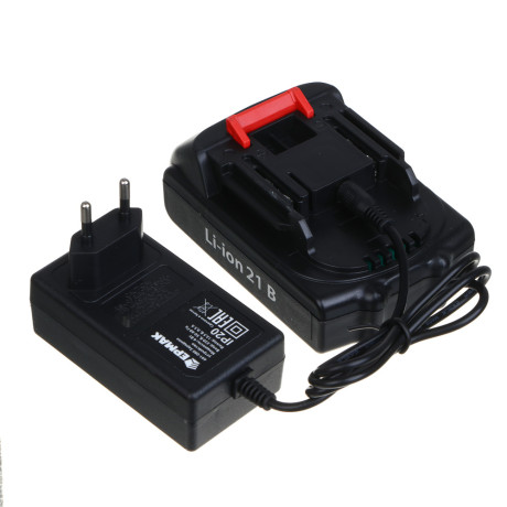 ЕРМАК Ножницы-кусторез садовые на АКБ, 21В, 1,5А Li-ion (1шт), з/у, 2500 резов в мин,(ONE)