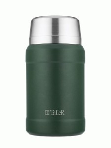 Термос Walter широкое горло, 0,75л, суповой с ложкой, нерж сталь, чехол TR-22432 Taller