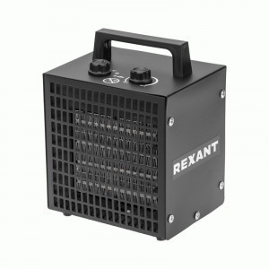 REXANT Тепловая пушка электрическая, 2кВт 248м3/ч квадрат., PTC, металл, черный 60-0041