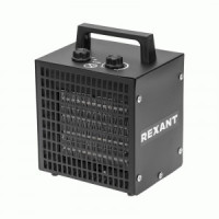 REXANT Тепловая пушка электрическая, 2кВт 248м3/ч квадрат., PTC, металл, черный 60-0041