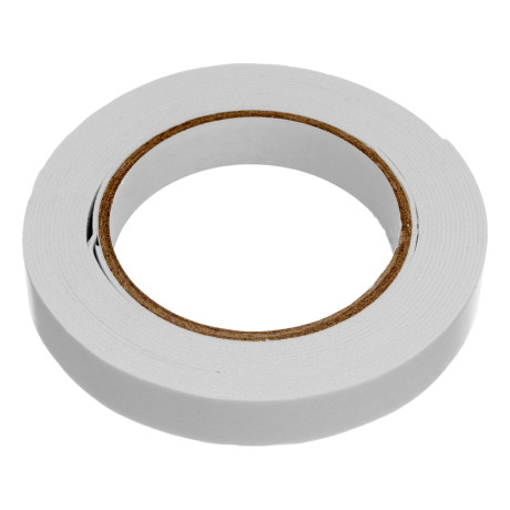 Лента клейкая на вспененной основе, двусторонняя белая 19 мм х 5 м Matrix