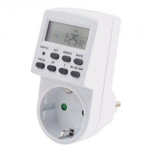 ROBITON таймер розетка EL-03 электронный 16А 3600Вт 20 программ (сутки/неделя) BL1 15526