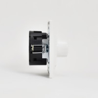 Lezard Мира диммер СУ 1 кл. 16А (35 Вт) белый для LED ламп (корпус PC) 701-0202-163