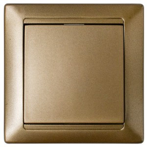 Bylectrica СТИЛЬ выкл. 1 кл. СУ бронза, (С110-801 бронза)