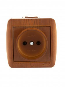 Lezard Ната роз. ОУ 1 мест. 16А сосна (керамика, корпус PC) 710-0800-121