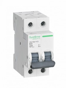 Systeme electric City9 Автоматический выкл. 2P 25А 4,5кА х-ка B C9F14225