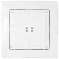 Bylectrica УЮТ выкл. 2 кл. СУ, проходной, белый, (С(6+6) 10-870)