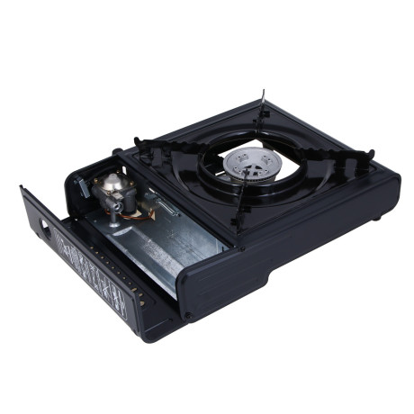 Плитка газ. к бал. с цанг. захватом тм РОКОТ,портатив.,в кейсе,32,2х27,1х7,5см,металл,пластик