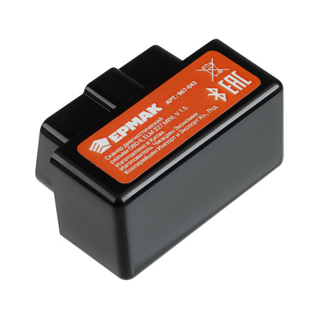 Сканер диагностический тм ЕРМАК, OBD2, v1.5