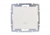 Lezard RAIN мех. выкл. промежуточный СУ 1 кл. бел. (корпус PC) 703-0288-107