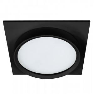 Feron cв-к встр. GX70 IP44 черный квадрат 140х46 DL705 51108