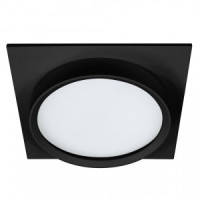 Feron cв-к встр. GX70 IP44 черный квадрат 140х46 DL705 51108