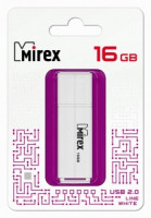 Флэш-диск USB 16 ГБ  Mirex LINE WHITE16GB (ecopack)