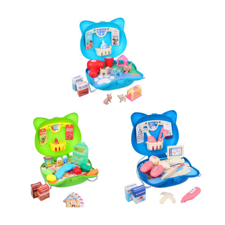 ИГРОЛЕНД Набор игровой профессии мини в сумочке, PP, ABS, картон, 20х10х19 см, 3 вида