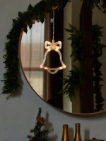 Фигура новогод. подвесн. Колокольчик 16x20см 10LED (3xAAA не в/к) ULD-H1620-010/STA/3AAA Uniel