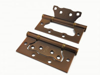 Петля без врезки РЕНЦ 100*75*2,5, 2 подшип. б/колп. кофе IN100-2BB FH CF(2шт)