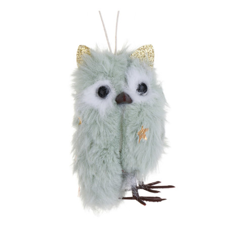 СНОУ БУМ Сувенир елочный Совенок 8 см, полиэстер, 3 вида