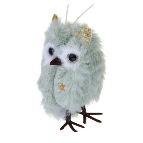 СНОУ БУМ Сувенир елочный Совенок 8 см, полиэстер, 3 вида