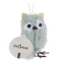 СНОУ БУМ Сувенир елочный Совенок 8 см, полиэстер, 3 вида