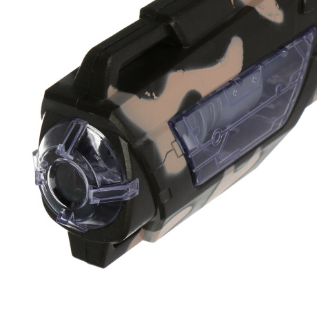 ИГРОЛЕНД Пистолет "Ночной штурм", свет, звук, вибрация, 3хАА, HIPS, 18х3,5х34 см , 2 дизайна