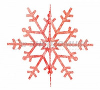 &quot;Фигура елочная &quot;Снежинка резная 3D&quot;, 61 см, цвет красный502-362 Neon Night