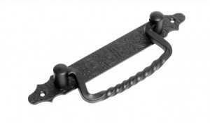 Домарт Ручка-скоба откидная (215) кованая СУЗДАЛЬ черный (10)