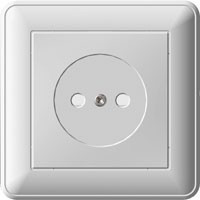 Systeme Electric W59 роз. СУ 1 мест. 16А бел. (пл.осн., штор.) РС16-151-18 (20!)