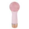 LEBEN Массажер для лица силиконовый, 2xAAA (не в компл.), влагозащита IP6, розовый