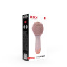 LEBEN Массажер для лица силиконовый, 2xAAA (не в компл.), влагозащита IP6, розовый