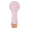 LEBEN Массажер для лица силиконовый, 2xAAA (не в компл.), влагозащита IP6, розовый