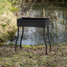 GRILLBOOM Мангал "Профи" 600х600х340мм, толщина стали 1,5мм