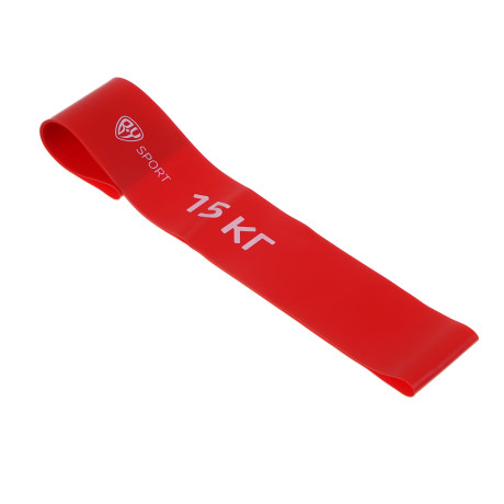 Фитнес-резинка тм BY SPORT, 15кг, 30х5х0,07см, латекс