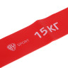 Фитнес-резинка тм BY SPORT, 15кг, 30х5х0,07см, латекс