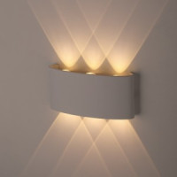 ЭРА WL12 WH св-к св/д декор. подсветка 6х1W IP54 белый  5921