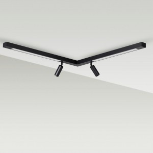 LUMION 5690/19CL LEDIO LN23 черный Люстра LED 19W 1100lm 220V 3000К HAWK