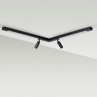 LUMION 5690/19CL LEDIO LN23 черный Люстра LED 19W 1100lm 220V 3000К HAWK