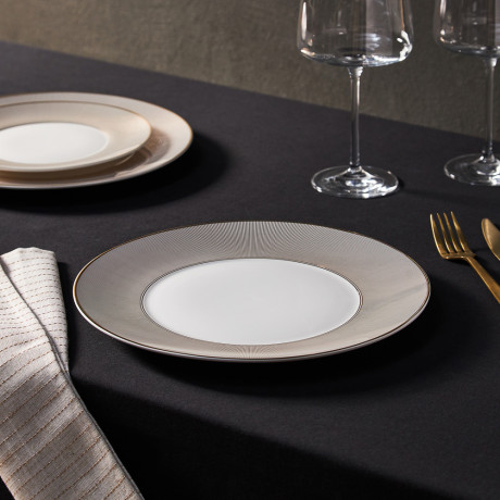 BY COLLECTION White Line Тарелка подстановочная, 26,5см, фарфор